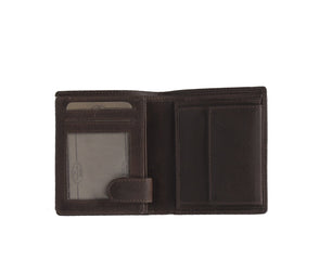 Leather Wallet Brown Carl