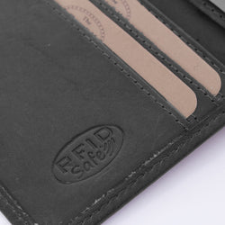 Leather Wallet Black Hereford