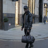 Leather Weekend Bag Brown Liam