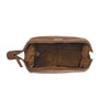 Leather Toiletry Bag Cognac Vince