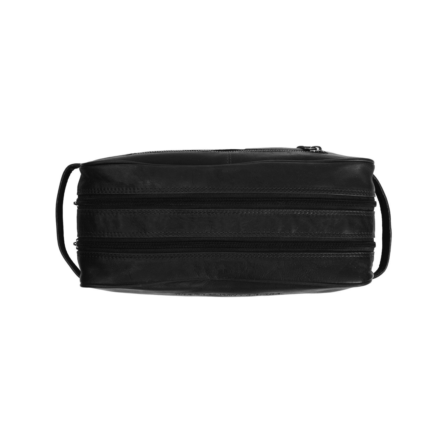 Leather Toiletry Bag Black Stefan