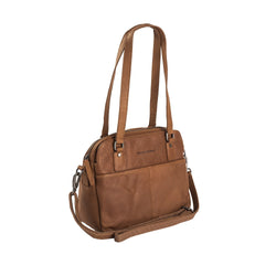 Leather Shoulder Bag Cognac Bilbao