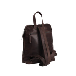 Leather Backpack Brown Naomi