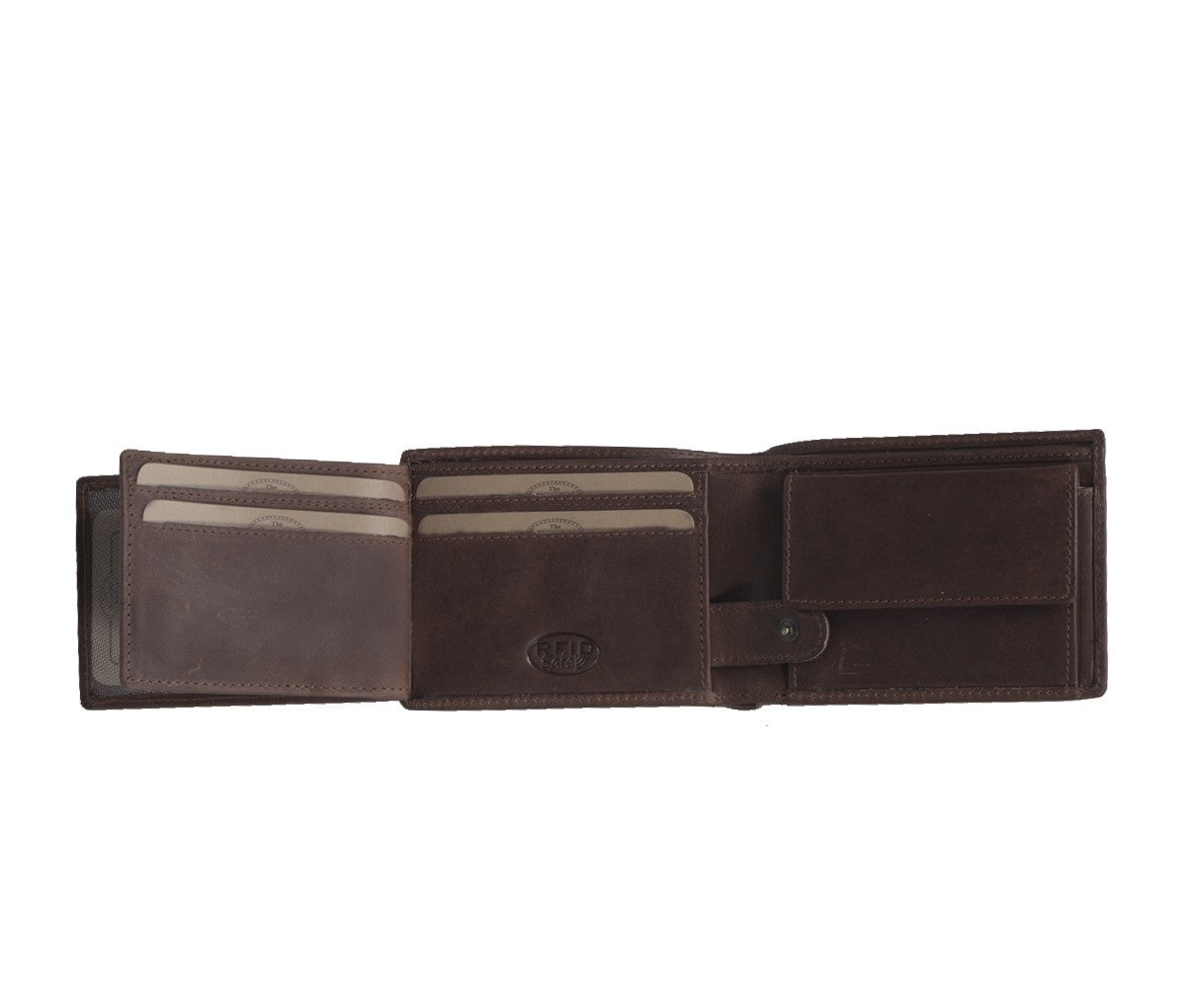 Leather Wallet Brown Marvin