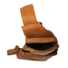 Leather Crossbody Bag Cognac Logan