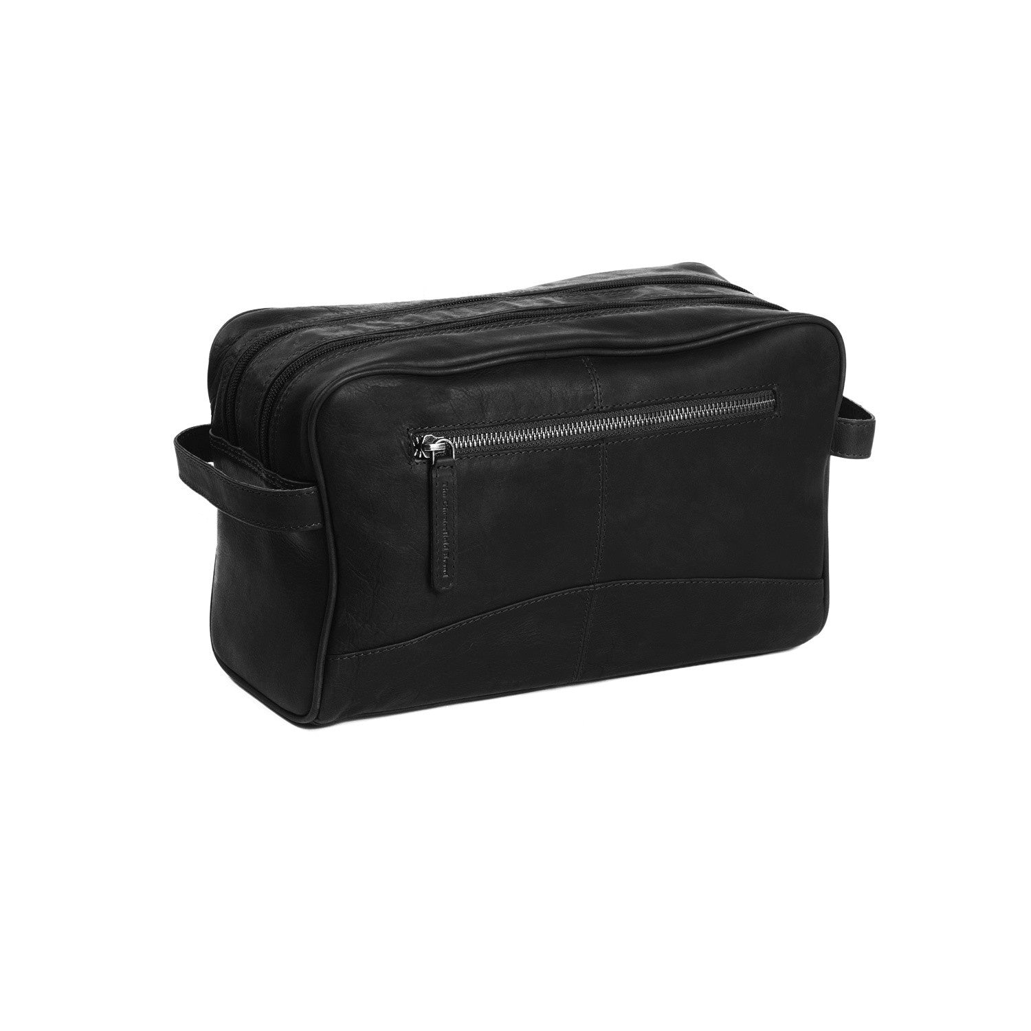 Leather Toiletry Bag Black Stefan