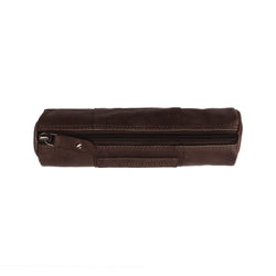 Leather Pen Case Brown Lea