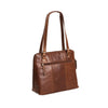 Leather Shoulder Bag Cognac Elly