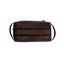 Leather Toiletry Bag Brown Stacey