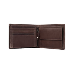 Leather Wallet Brown Alvina