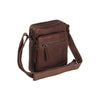 Leather Shoulder Bag Brown Birmingham