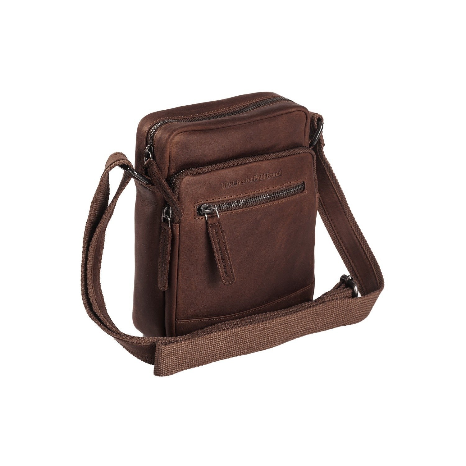 Leather Shoulder Bag Brown Birmingham