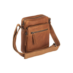 Leather Shoulder Bag Cognac Birmingham