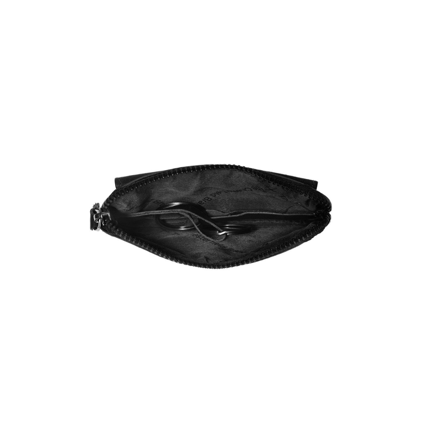 Black leather pouch best sale