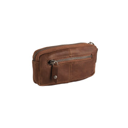 Leather Key Pouch Cognac Corey