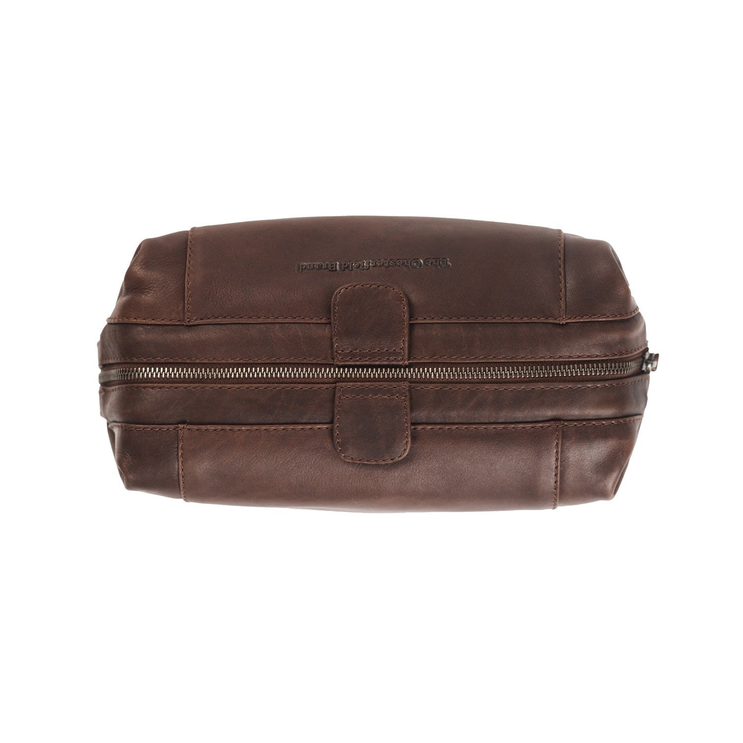 Leather Toiletry Bag Brown Vince