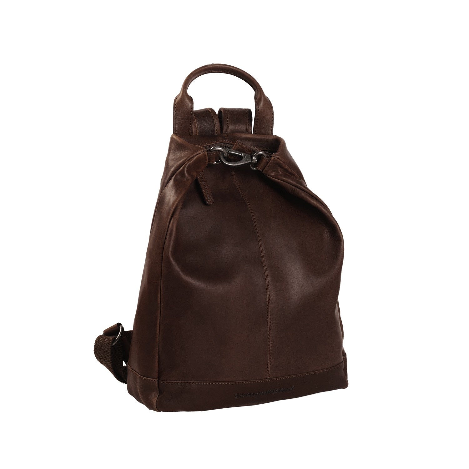 Leather Backpack Brown Saar