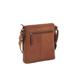 Leather Shoulder Bag Cognac Bodin