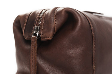 Leather Toiletry Bag Brown Vince