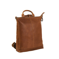 Leather Backpack Cognac Saar