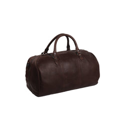 Leather Weekend Bag Brown William