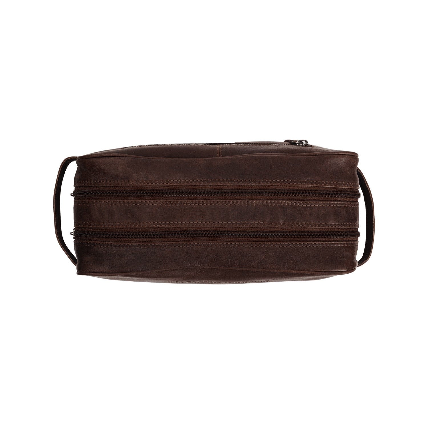 Leather Toiletry Bag Brown Stefan