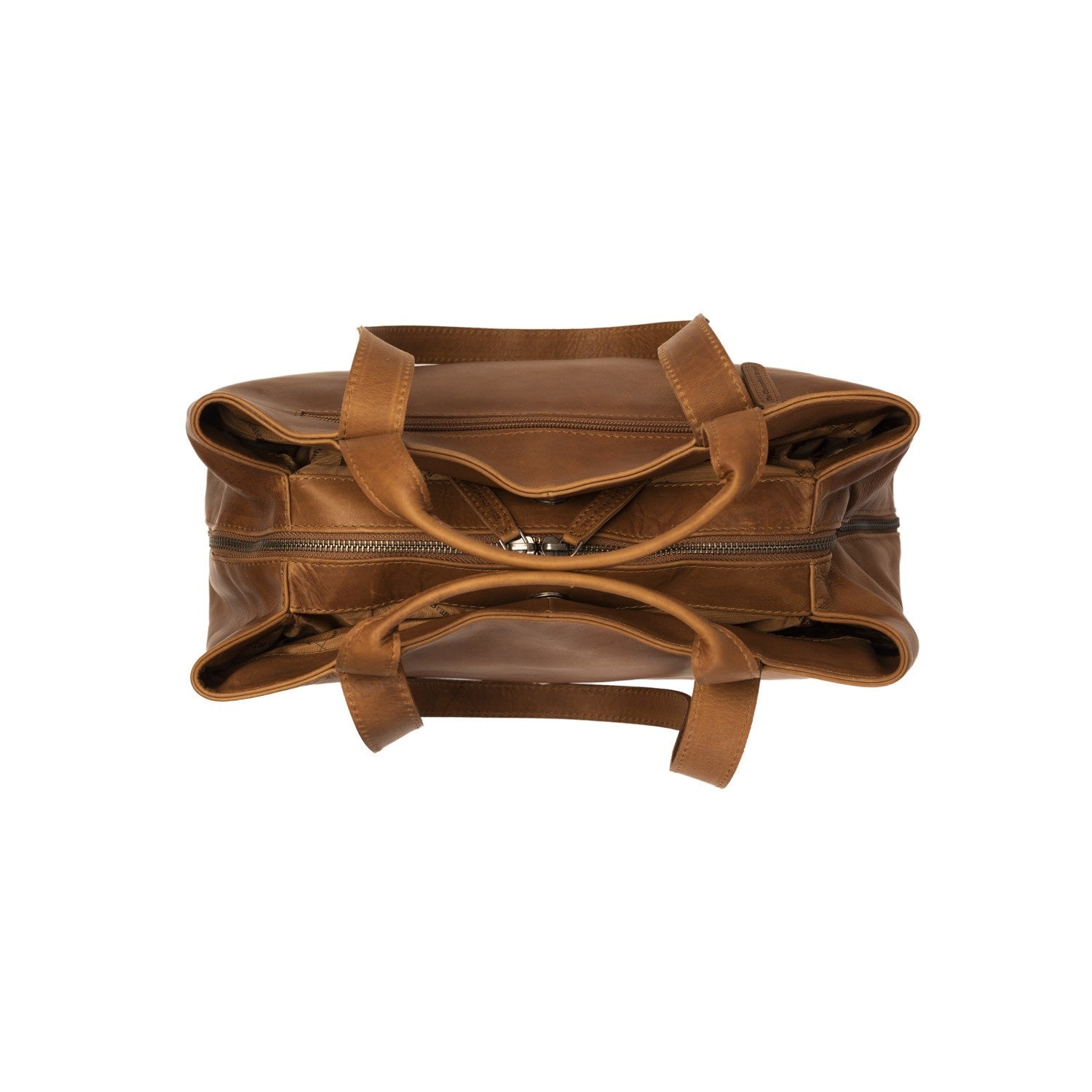 Leather Shoulder Bag Cognac Gail