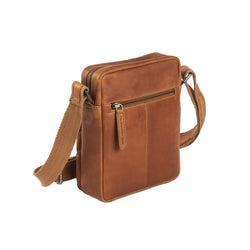 Leather Shoulder Bag Cognac Birmingham