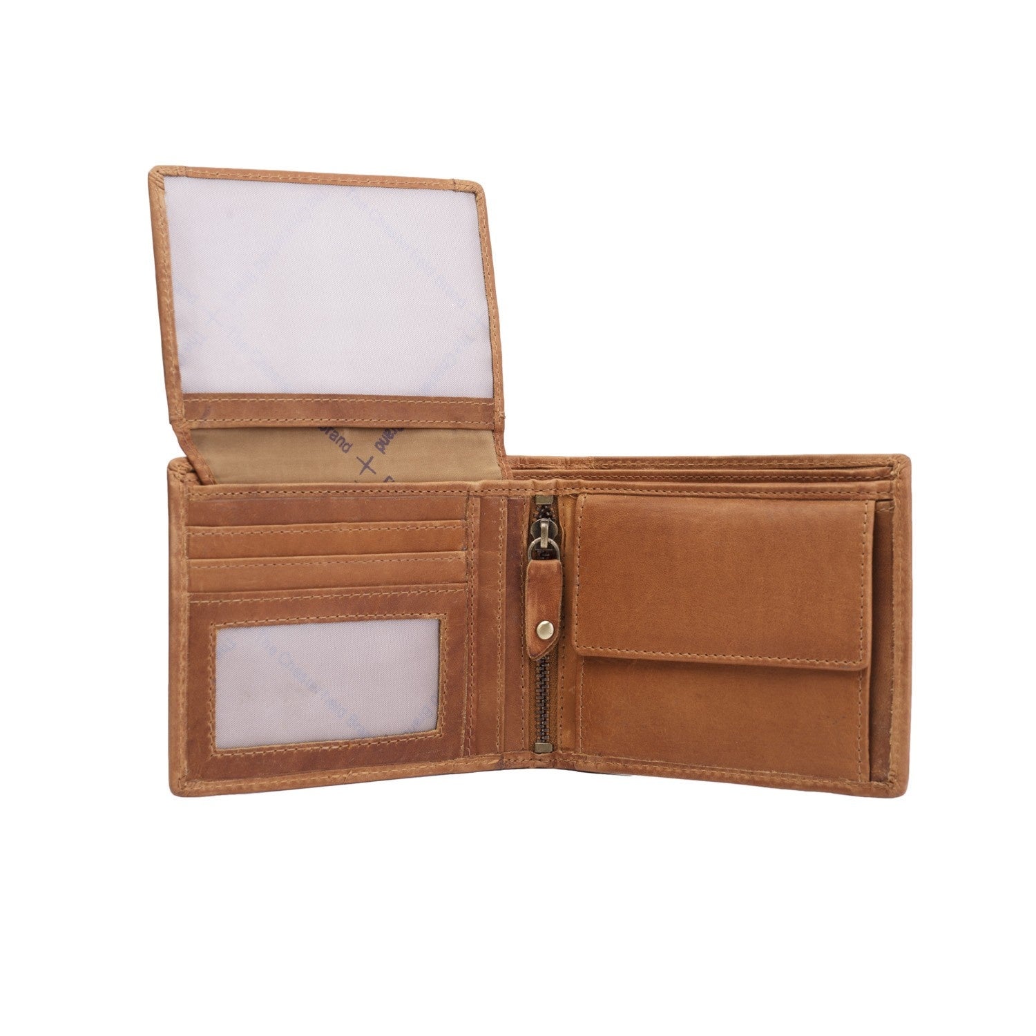 Leather Wallet Cognac Alvina