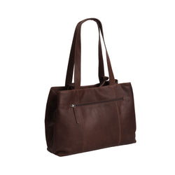 Leather Shoulder Bag Brown Gail