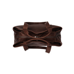 Leather Shoulder Bag Brown Gail