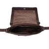 Leather Shoulder Bag Brown Bodin