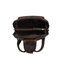 Leather Backpack Brown Naomi