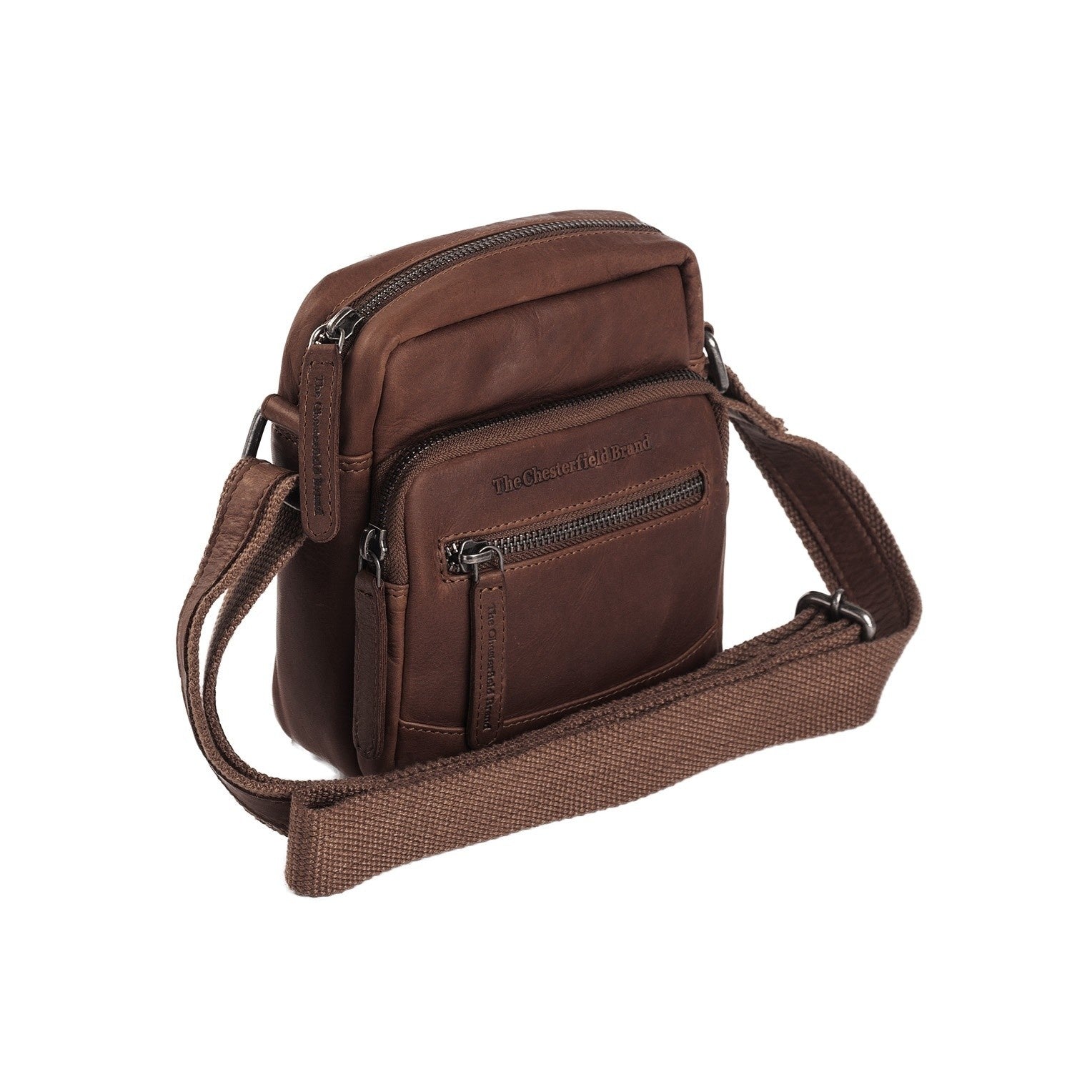 Leather Shoulder Bag Brown Bremen