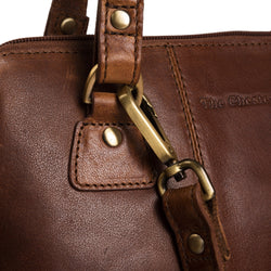 Leather Shoulder Bag Cognac Elly