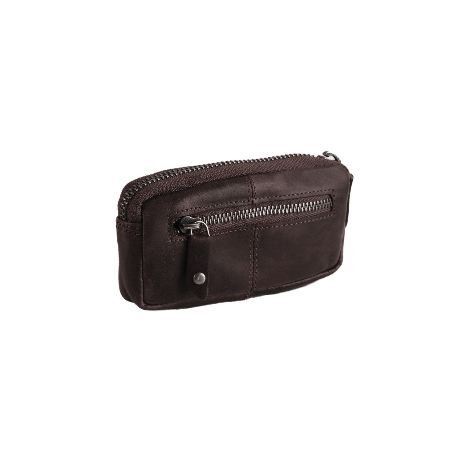 Leather Key Pouch Brown Corey