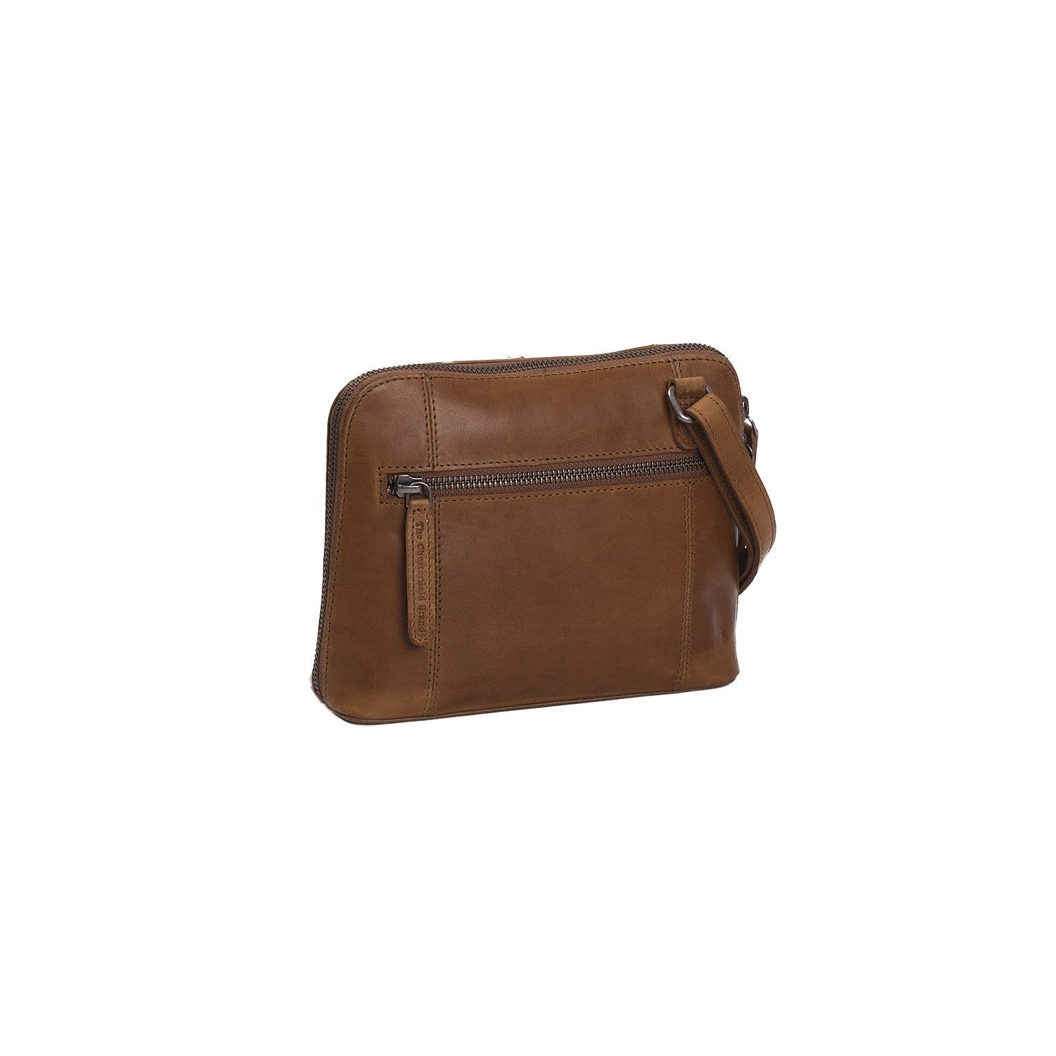 Leather Shoulder Bag Cognac River