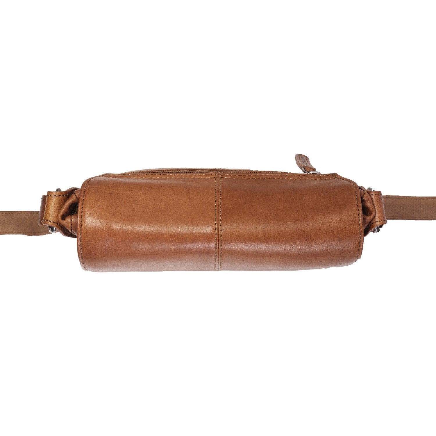 Leather Shoulder Bag Cognac Bodin