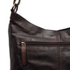 Leather Shoulder Bag Brown Tunis Black Label