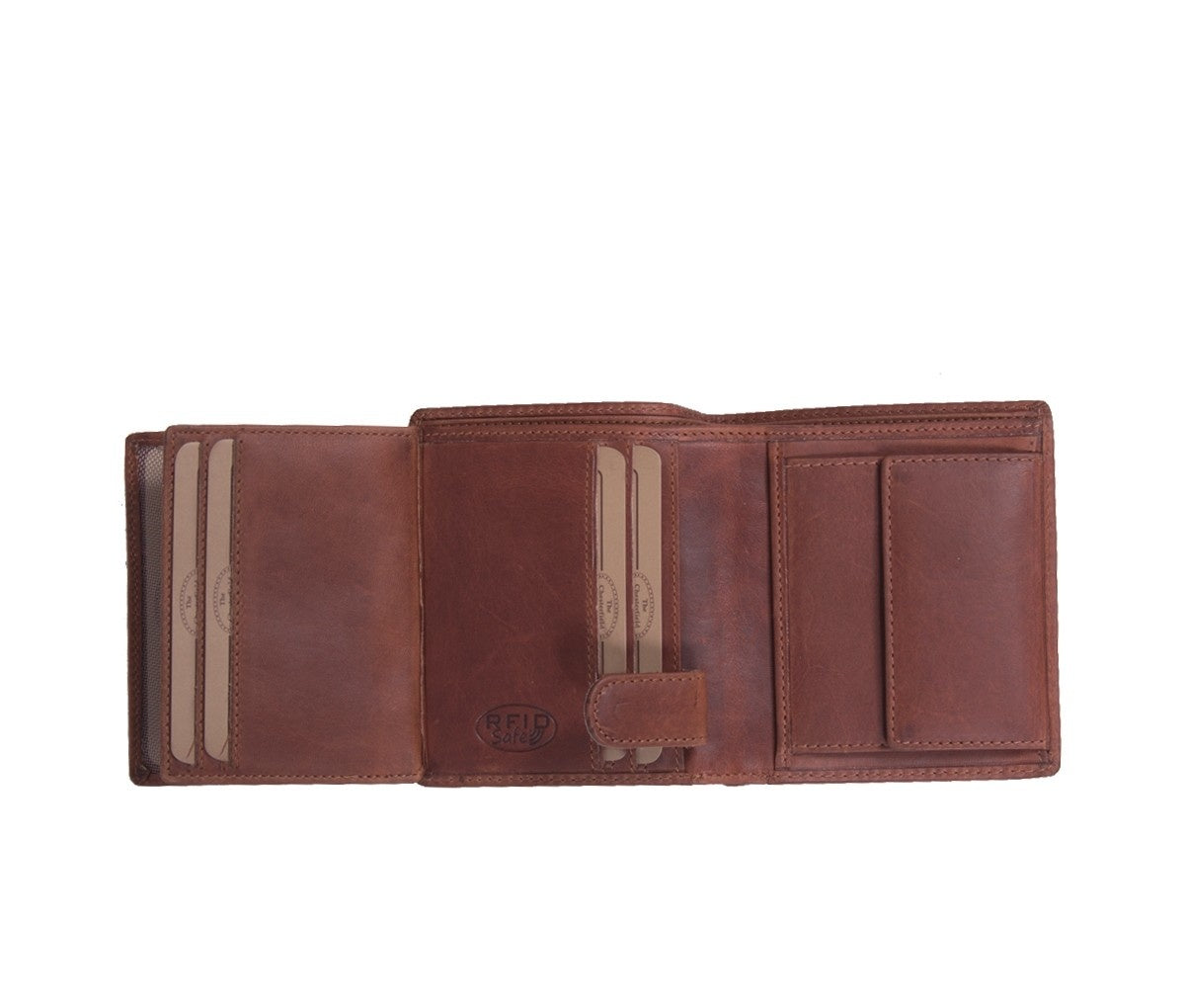 Leather Wallet Cognac Carl