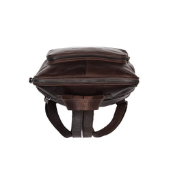 Leather Backpack Brown Naomi