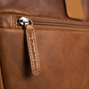 Leather Laptop Bag Cognac Seth