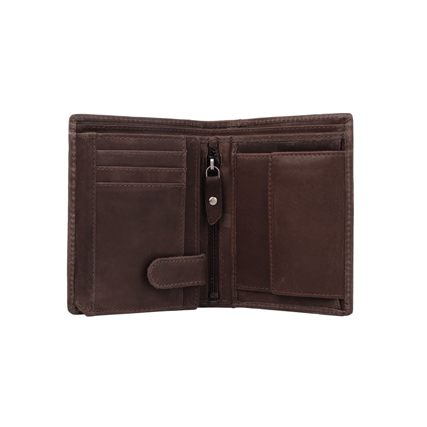 Leather Wallet Brown Ethel