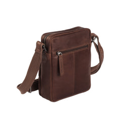 Leather Shoulder Bag Brown Birmingham