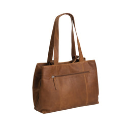 Leather Shoulder Bag Cognac Gail