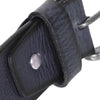 Leather Belt Aayden Navy