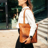 Leren Shopper Cognac Altona