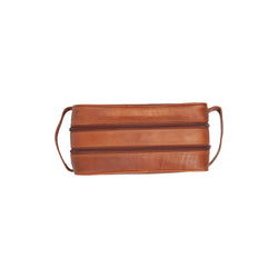 Leather Toiletry Bag Cognac Stacey