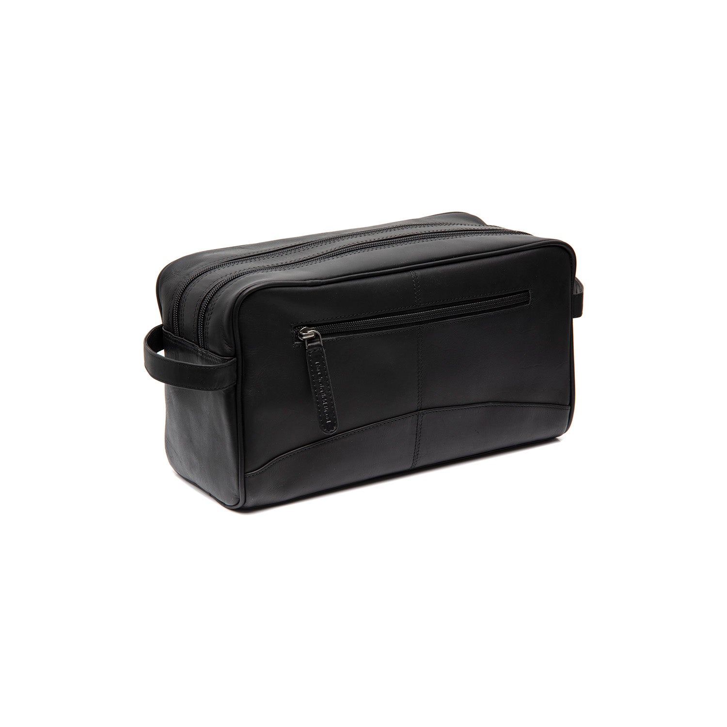 Leather Toiletry Bag Black Stefan