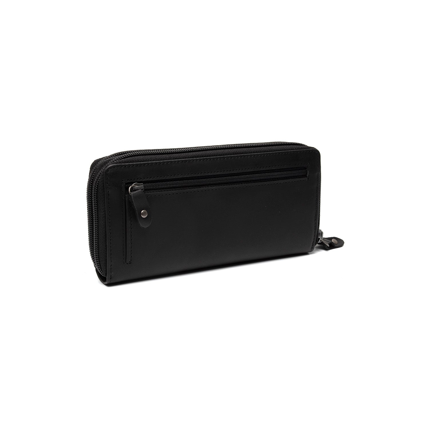 Portefeuille en Cuir Noir Hadley